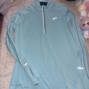 Nike Sky Blue Dri-FIT Half-Zip Top